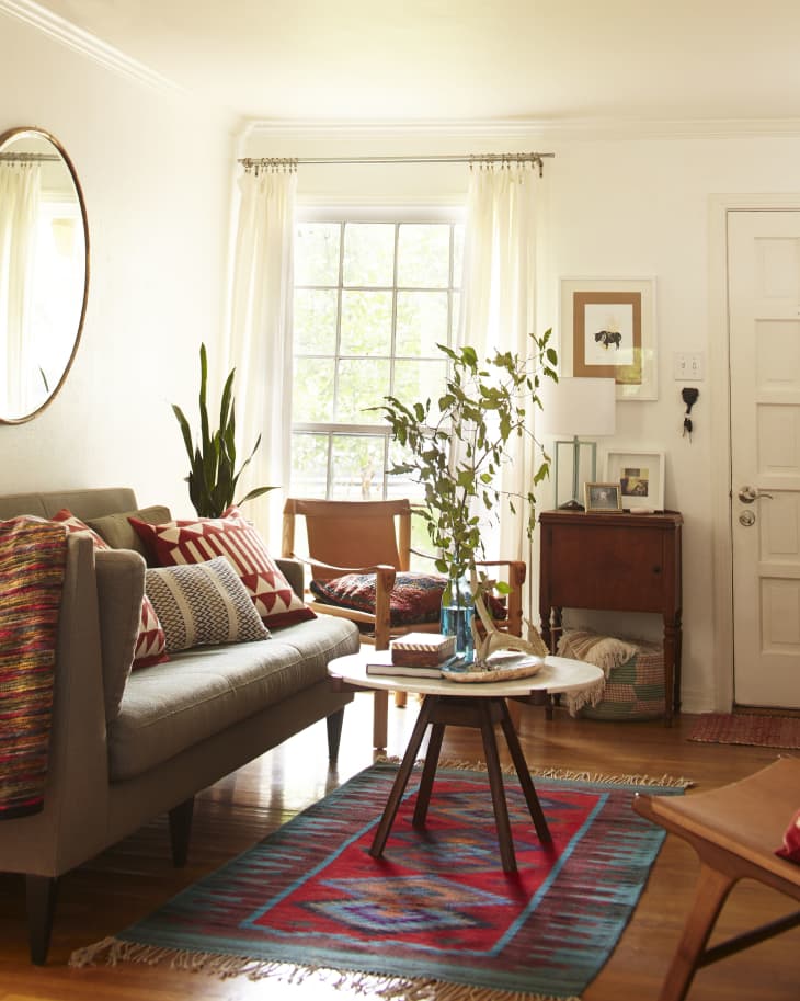 Mcm boho shop living room